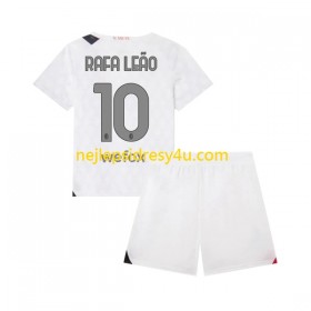 Fotbalový Dres AC Milán Rafael Leao 10 Dětské Venkovní 2023/24